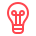 Illustration vectorielle représentant une ampoule - Graphiste Montargis