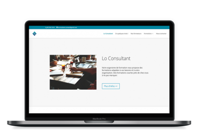 Création de site internet, Webdesign – Lo Consultant