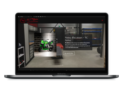 Création de site internet, Webdesign, Logo – PC Motos