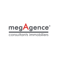 Logo de Megagence - agence immobilière - Graphiste, agence de communication Loiret