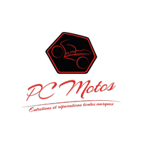 Création de logo et d'identité visuelle pour PC Motos - Agence de publicité, graphiste France