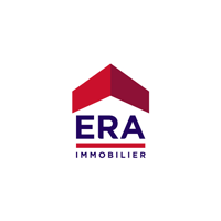 Logo ERA immobilier - création de cartes de visite , flyers, agence de communication Montargis, Paris, Caen, France